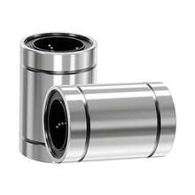 2 rodamientos de movimiento lineal de 1 pulgada LM16UU. Ampliamente utilizado en diversas maquinarias como la industria, electrodomésticos, movimiento lineal, maquinaria de construcción, equipos de automatización, piezas de automóviles, etc. - Plateado - Ver 8