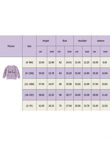 Suéter de manga larga para bebé, de Halloween, informal, con letras y bordado de fantasmas, jersey de punto para niño pequeño, ropa cálida - Morado - Ver 7