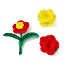 [500 件/1 套] 管道清洁器工艺套件，包括 100 件混合颜色的管道清洁器、150 件混合尺寸的活动眼珠（8 毫米、1 毫米、12 毫米、15 毫米）、200 件混合尺寸的绒球、50 件彩色冰棒棍，用于工艺品、艺术和手工艺品用品、管道清洁器绒球工艺和工艺工具、DIY 学校用品套件、制作套件、艺术和手工艺品用品、管道清洁器套件、管道清洁器、工艺用品套件、艺术项目活动创意。