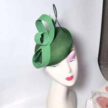 1pc Elegant Retro Chic Mini Hat, Suitable For Banquet And Tea Party, Tiny Hats, Derby Hat , Mini Fascinator, Mini Cap, School Stuff, Gifts, Wedding