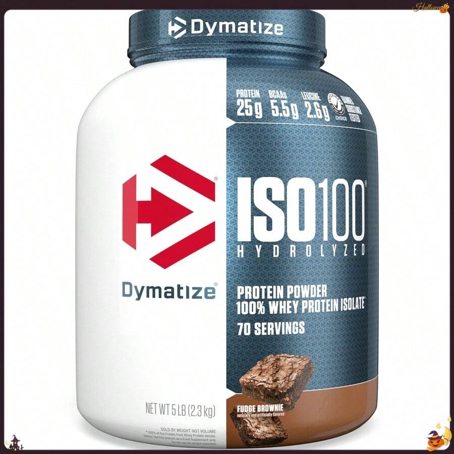 ISO100 Hydrolyzed Whey Isolate Protein Powder, 25g Protein, Fudge Brownie, 5 Lbs - 多色 - 查看 1