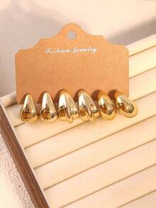 18 件金色波西米亚风格耳环套装，是送给家人和朋友的绝佳节日礼物