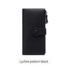 RFID Blocking Fashion Women Wallet Long Faux Leather Large Capacity Card Holder Wallet Purse Money Wallet Purse Wallet For Men Men Wallet Leather Long Wallet For Women Card Wallet Coin Wallet Vintage