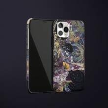1 funda VintageArt Patchwork Niche de alta calidad, acabado mate - Compatible con phone 16 Pro/15/14/13/12/11 - Azul - Ver 3