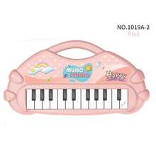 1pc Children's Educational Electronic Piano Toy, 13 Key Simulated Piano Instrument, Portable Cartoon Kids Music Piano, Suitable For Boys And Girls' Early Education Enlightenment Toys Gifts