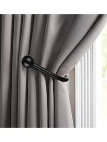 1pc,Simple Rural-Style Curtain Hangers - A Sleek And Retro Design, Suitable For Curtain Accessories In Bedrooms And Living Rooms. Easy To Install, Durable, Versatile And Space-Saving! Practical Hangers