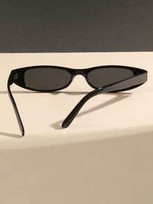 1 Pair Women's Cat Eye Slim Personalized Y2K Versatile Street Style Runway Shaping Fashion Glasses Oval Shape Shades - Multicolor - View 9