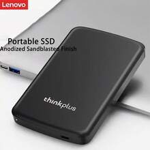 Lenovo UD100 Mobile Mechanical Hard Drive 5400rpm High-Speed Transmission 1TB/2TB Large Capacity Type-C/USB3.2 Dual Interface Shockproof Metal Shell Mobile Phone Computer Backup Artifact - Black - View 1