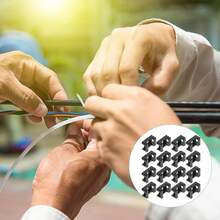 100 bases de tornillos negros para bridas de 23 mm. Se puede utilizar con clips de gestión de cables, organizadores de cables electrónicos, clips de cable del acelerador, clips de cable marinos, clips de cable de acero inoxidable o en cualquier lugar donde se necesite un cableado ordenado. - Negro - Ver 7