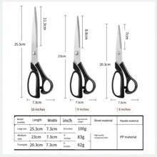 Tijeras de sastre, corte afilado, se pueden usar para cortar telas y cuero artificial delgado, cubriendo sus necesidades