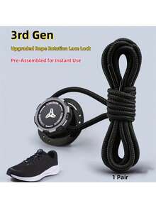 6pcs/Set - No Tie Rotating Shoe Buckles, Suitable For Athletic & Outdoor Shoes, Quick Adjust Closure, Ready To Use, Best Gift For Mother's Day, Father's Day, Graduation, 1 Pair (6pcs Accessories), Gift Ideas