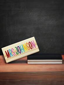1pc Custom Personalized Teacher Whiteboard Eraser With, Custom Preschool Teacher Name Eraser Gifts, Hand Painted, Custom Teacher Appreciation Gifts,Personalized Gifts, Holiday Decorations, Gifts For Teachers, Creative Teacher Gifts, Back To School Gifts,There Are 23 Styles To Choose From
