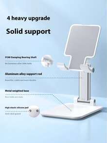 1 pieza Soporte plegable, ajustable en ángulo y altura para teléfonos y tabletas, compatible con varios tipos de fundas protectoras - Multicolor - Ver 8