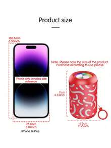 大低音无线蓝牙扬声器，带发光织物网，TWS 无线配对，迷你便携式台式电脑扬声器 - 彩色 - 查看 8