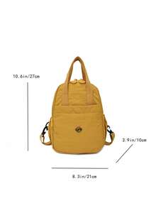 2026新款休闲时尚多巴胺牛津布多功能轻便背包，百搭简约胸包，旅行背包，迷你徒步包，日常学院风街头风女手提包 - 彩色 - 查看 13