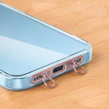 1 件双扣金属超薄防丢背贴，不锈钢侧夹 - 彩色 - 查看 9