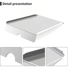 22 Stainless Steel Drip Pan Heat Baffle Traeger 22 Series,Traeger Pro 575 Drip Tray,Traeger BAC012 BCA070 BBQ07C And Newer Lil' Tex,Lil' Tex,Lil' Tex Pellet Smoker Grills Parts - BAC012 - 查看 5