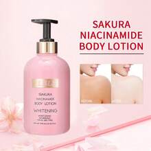 樱花烟酰胺/胶原蛋白谷胱甘肽/SPF 90+ 烟酰胺美白身体乳，提亮肤色，保湿滋养，适合所有肤质 - 櫻花 - 查看 5