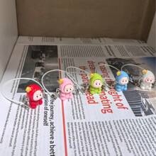 1 Piece (Excluding Doll) In The Mini Star Doll Model In The Toy House, With Dolls Of Different Expressions Owned By Different Owners, Randomly Shipped With Different Expressions, DIY Crossbody Bag OB11 Doll Clothing Accessories Pendant Party Gift Halloween Gift Christmas Gift (The Color Of The Rope Is Random, Any Color Is Possible)