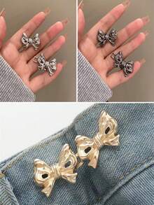 牛仔裤收腰神器裤子变大了可调节弹力纽扣和裙子收腰无需接缝、纽扣、腰夹、针 - 彩色 - 查看 14