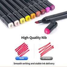 12/30/36/40/60/100/120/168 件艺术马克笔套装双头油性马克笔适用于艺术生、绘画、绘图完美的圣诞节和新年返校礼物