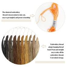 100 件渐变绣花线套装，10 种颜色 | 6 层工艺线 | 每股 47.2 英寸 | 适用于十字绣、缝纫、DIY | 高品质刺绣用品
