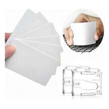 10 tarjetas tipo etiqueta UHF para lector de 915 MHz + soporte para tarjetas de control de acceso - Blanco - Ver 1