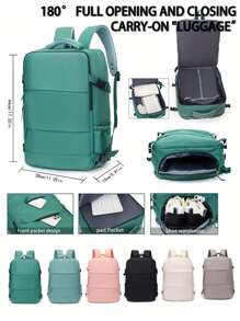 Mochila feminina, mochila de viagem de grande capacidade feminina, mochila para deslocamento e aula, bolsa de computador da moda, bolsa de bagagem para viagens de negócios de curta distância