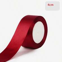 25 Yards Of Luxurious Wine Red Silk Satin Ribbon - Perfect For Weddings, Parties, Gift Wrapping, And DIY Projects