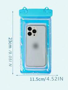 2PCS 防水防摔户外手机袋，游泳包防水手机壳，卡通手机防水袋，带触屏气囊游泳手机壳漂流神器挂脖保护袋，游泳专用水上乐园神器，拍照透明超强防水手机壳，适用于游泳、沙滩、户外运动、度假旅行必备，适合居家、送礼、节日等1pc