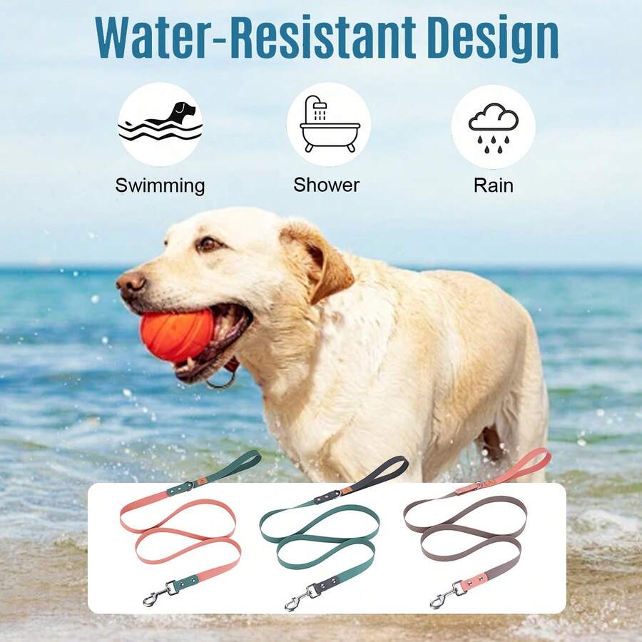 Correa impermeable para mascotas de PVC LL535, de secado rápido y fácil de limpiar