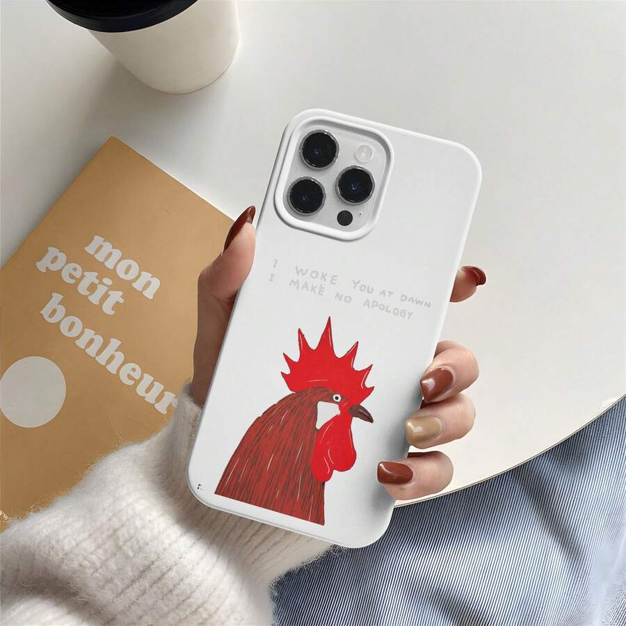 Funda para teléfono, 1 unidad, de silicona blanca, cobertura total, antideslizante, tacto suave - Compatible con phone 16 Pro/15/14/13/12/11. - Blanco - Ver 1