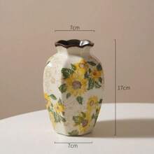 Wazon ceramiczny Vintage Ice Cracked, lekka luksusowa dekoracja wiejska, kompozycja kwiatowa odżywcza wodą do salonu, dekoracja z suszonych kwiatów, kwiaty lotosu, satysfakcjonujący prezent