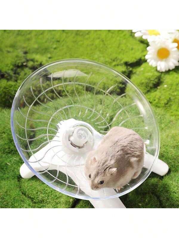 1 pieza Rueda de ejercicio silenciosa para pequeños animales como hámsters, ratones, erizos, loros, etc.