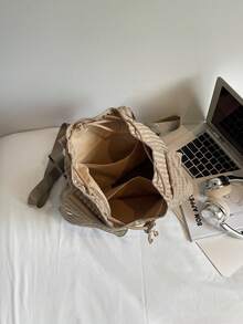 学院风时尚格子复古学生校园背包，休闲通勤，休闲出游，百搭轻便尼龙返校学生背包，适合初中，高中和大学校园风格的书包。