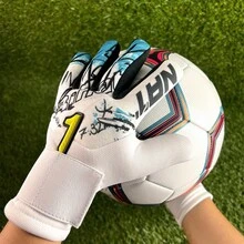 Rinat Asimetrik Basic Premium Latex Goalkeeper Gloves, Protection And Performance, Colors - 白色 - 查看 1
