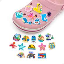 Lochschuh Zubehör PVC Dekorschnalle Sommer Serie Lochschuh Blume Schule
