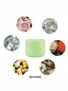 5pcs Travel Cream Jar Set - Leakproof, Refillable Cosmetic Containers PP Solid Color Minimalist Travel Bottles Leakproof Bottles For Travel Storage Cream Container For Powder Cream Jars For Makeup For Bathroom And Travel For Women And Men Travel Accessories Travel Containers