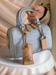 Sac cabas de style Boston, sac à épaule et sac à main avec coussin