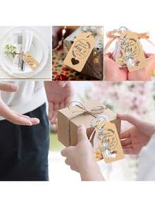 1/5/10/20/30set Silver Angel Wing Pendant Heart-Shaped Keychain Set Holy Communion Gift Key Rings Christening Gifts Keychains Thank You Gifts Teacher Gifts Keychain Car Bag Charm Wedding Favours Party Favors Cute Keychain End Of Year Gifts - Silver 30 - View 9