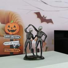 1 件浪漫舞蹈情侣骷髅雕像家居装饰桌面小摆件婚礼纪念品万圣节节日装饰道具