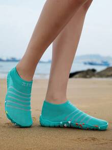 New Kids Breathable Beach Swimming Outdoor Wading Anti-Slip Durable Quick-Dry Water Shoes - Blue - View 5