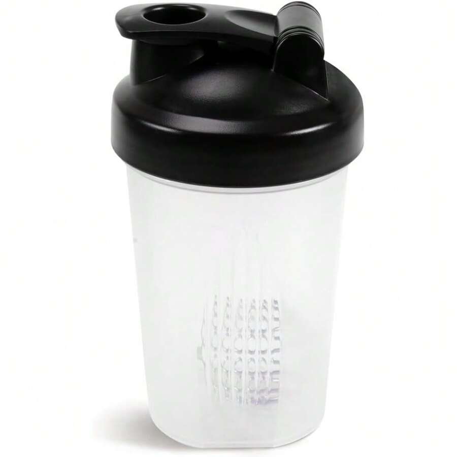 ‌Leakproof Shaker Bottle With Mixing Balls - 12oz Protein Shaker Cup For Gym, Workouts & Travel - Ideal For Protein Powder, Pre-Workout & Supplements - Portable Drink Bottle For Fitness Enthusiasts & Athletes (White) - White - View 1