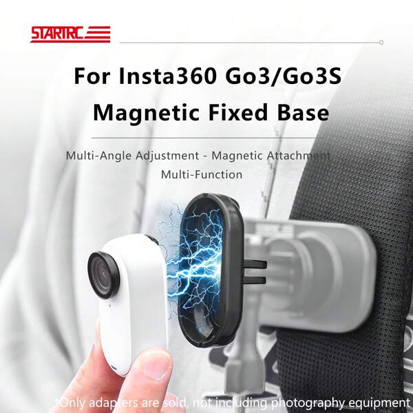 STARTRC الملحقات المغناطيسية ذات الإصدار السريع ل--STARTRC مناسبة لمناشير العمل الحركي Insta360 GO3S/3