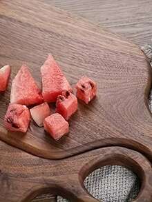Set Of 2 Walnut Cutting Boards (15inch*7.1inch/11.8inch*5.9inch)- High Quality Handmade Kitchen Cutting Boards For Food Preparation, High-Quality Wood Material Accessories For Couples And Home Chefs - Redwood - View 6