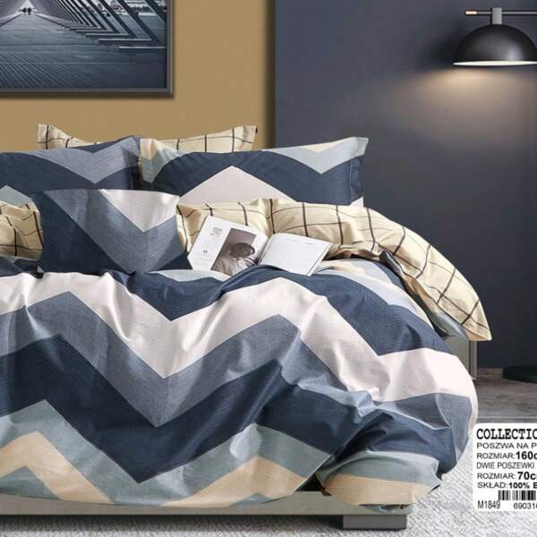 3 Stücke/Set 100% Baumwoll Bettbezug & Kissenbezug Set, geeignet für alle Jahreszeiten