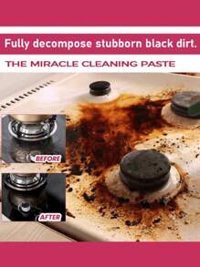 jakehoe Kitchen Cleaning Set, Powerful Degreasing Cleaner Home Deep Cleaning Multifunctional Tile Range Hood Kitchen Appliances Heavy Oil Oil Deep Clean Kitchen, Bathroom, Home Gentle Cleaning Kitchen Oil Stain Home Kitchen Cooktop Oil Cleaner(New And Old Models Will Be Sent Randomly)