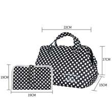 Portable Waterproof Makeup Bag - Travel Toiletry Organizer With Triple Zippered Compartments
