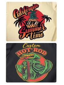 Garment Garment Cutting Digital Direct Injection DTG White Ink Direct Injection Hot Painting DTF Printing Processing Customized Logo Printing Personalized Pattern Photo Customization - Multicolor - View 6