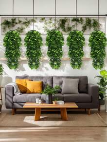 3/1pc Large Artificial Green Hanging Fern Plant - 76cm Realistic Fern Vines, Suitable For Wedding Decor, Birthday Party, Garden Events, Indoor & Outdoor Use - High Quality, No Electricity Needed, Outdoor Greenery | Decorative Vines | Greenery, Wedding Decor, Bridal, Backdrop, Props, Wreaths, Tabletop Decor, Centerpieces, Table Vines, Candle Wreaths, Banquet, Date, Party - Green - View 6